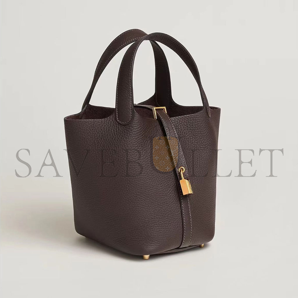 HERMES PICOTIN LOCK 18 TAURILLON CLEMENCE H077913CC46 (18*18*13cm)